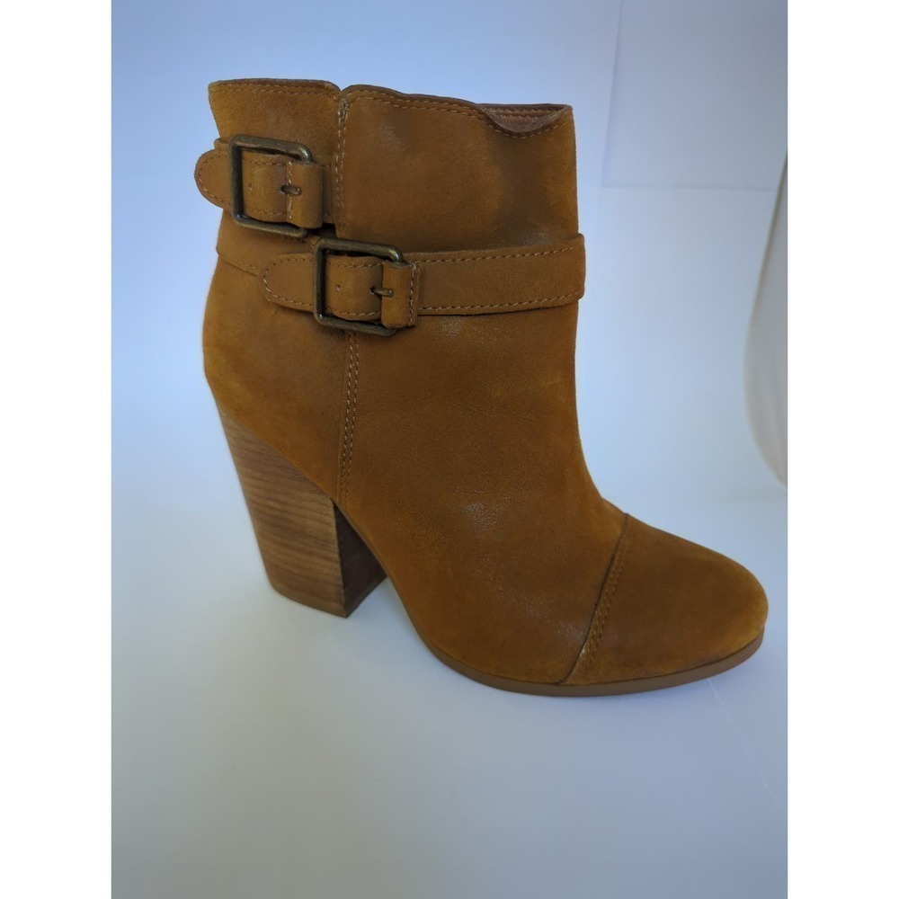 LUCKY BRAND WOMEN'S "LAUREEN" ANKLE BOOTS TUSCANY LEATHER US SIZE 7 MEDI